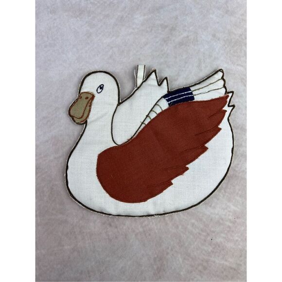 Vintage Goose Duck Pot Holder Hot Pad - Picture 1 of 4
